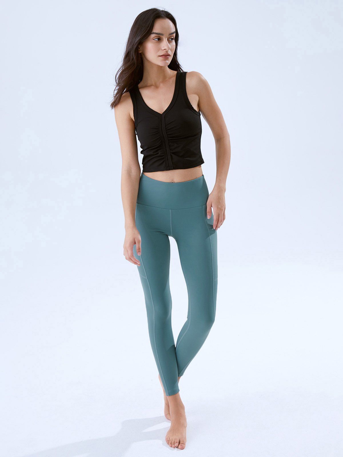 High Waisted Seam Leggings