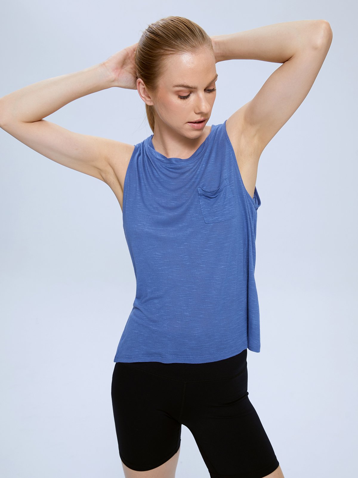 Sleeveless Pocket Tee