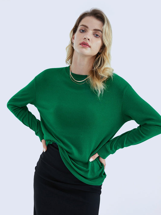 Essential Everyday Crewneck Long Sleeve Sweater