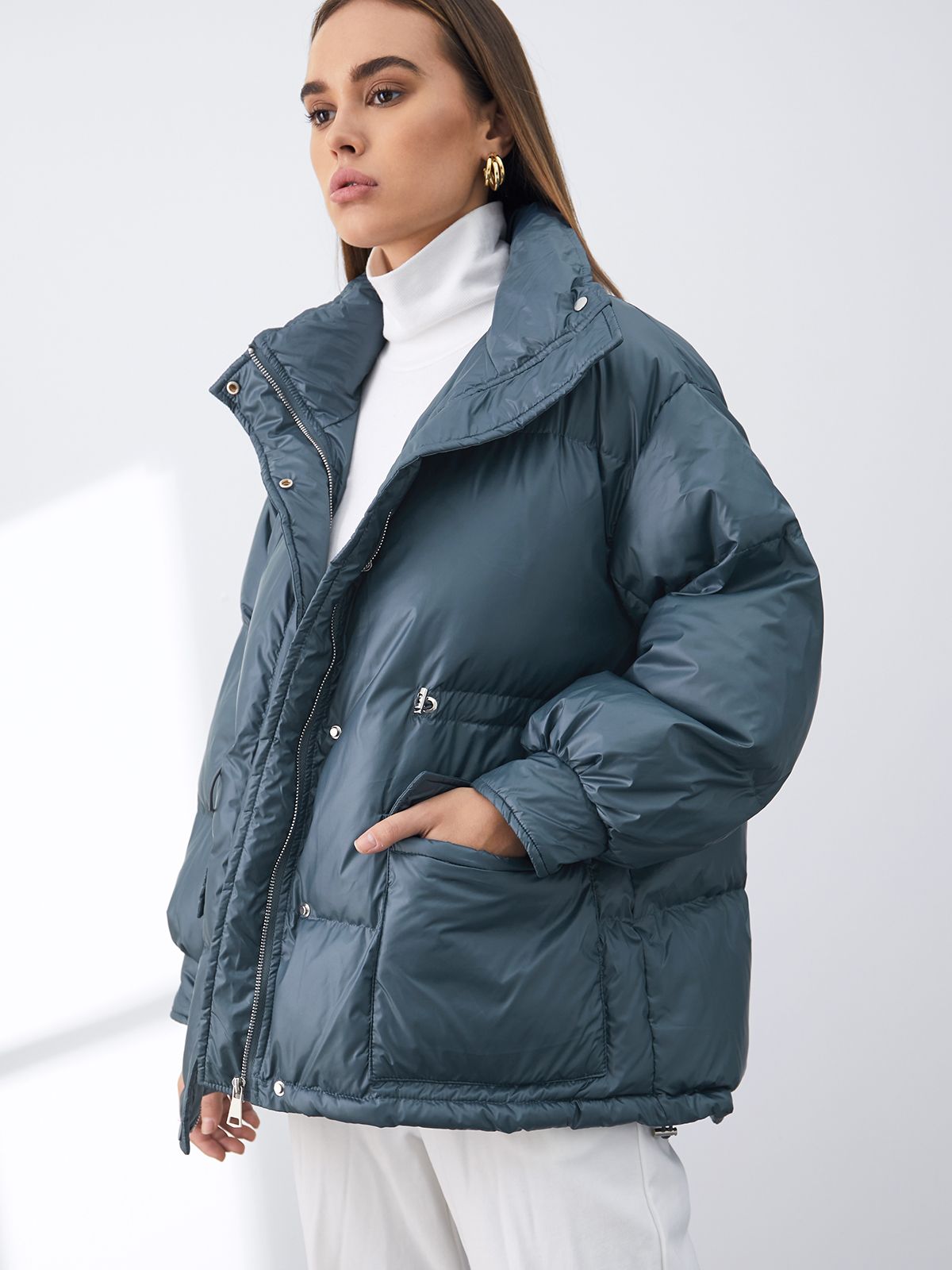 Oversized Mid Length Puffer Parka