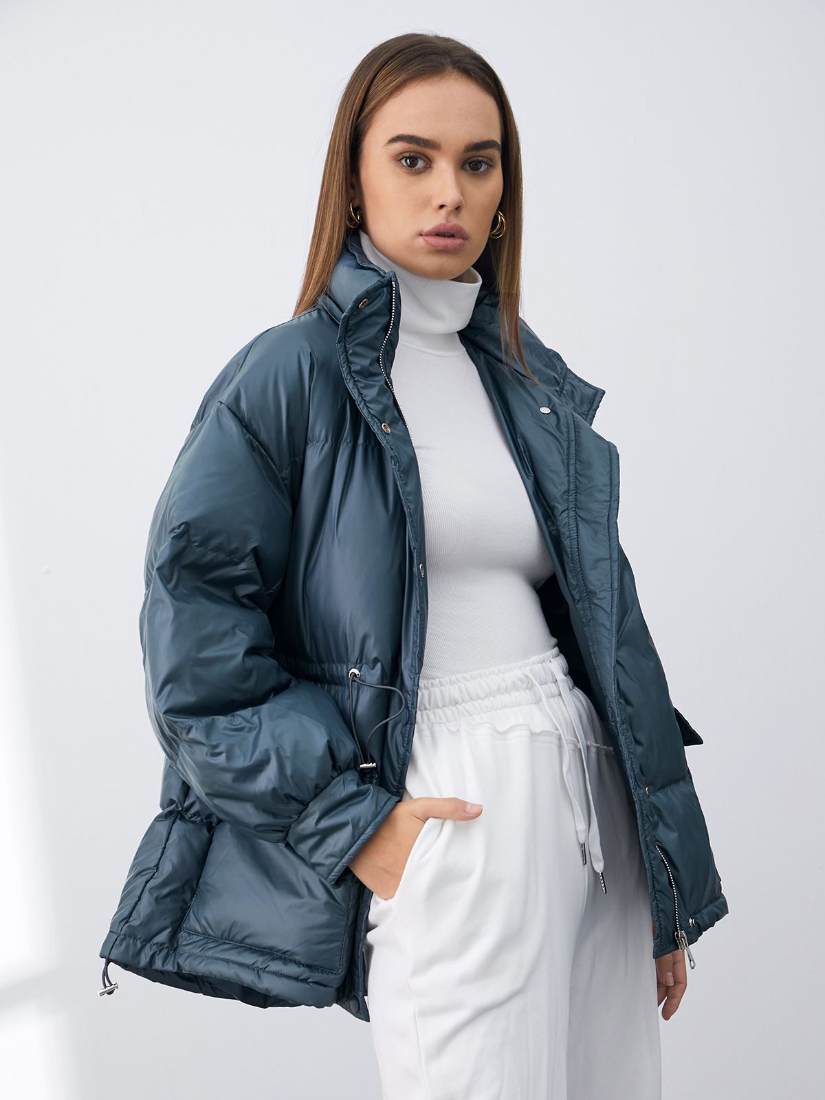 Oversized Mid Length Puffer Parka