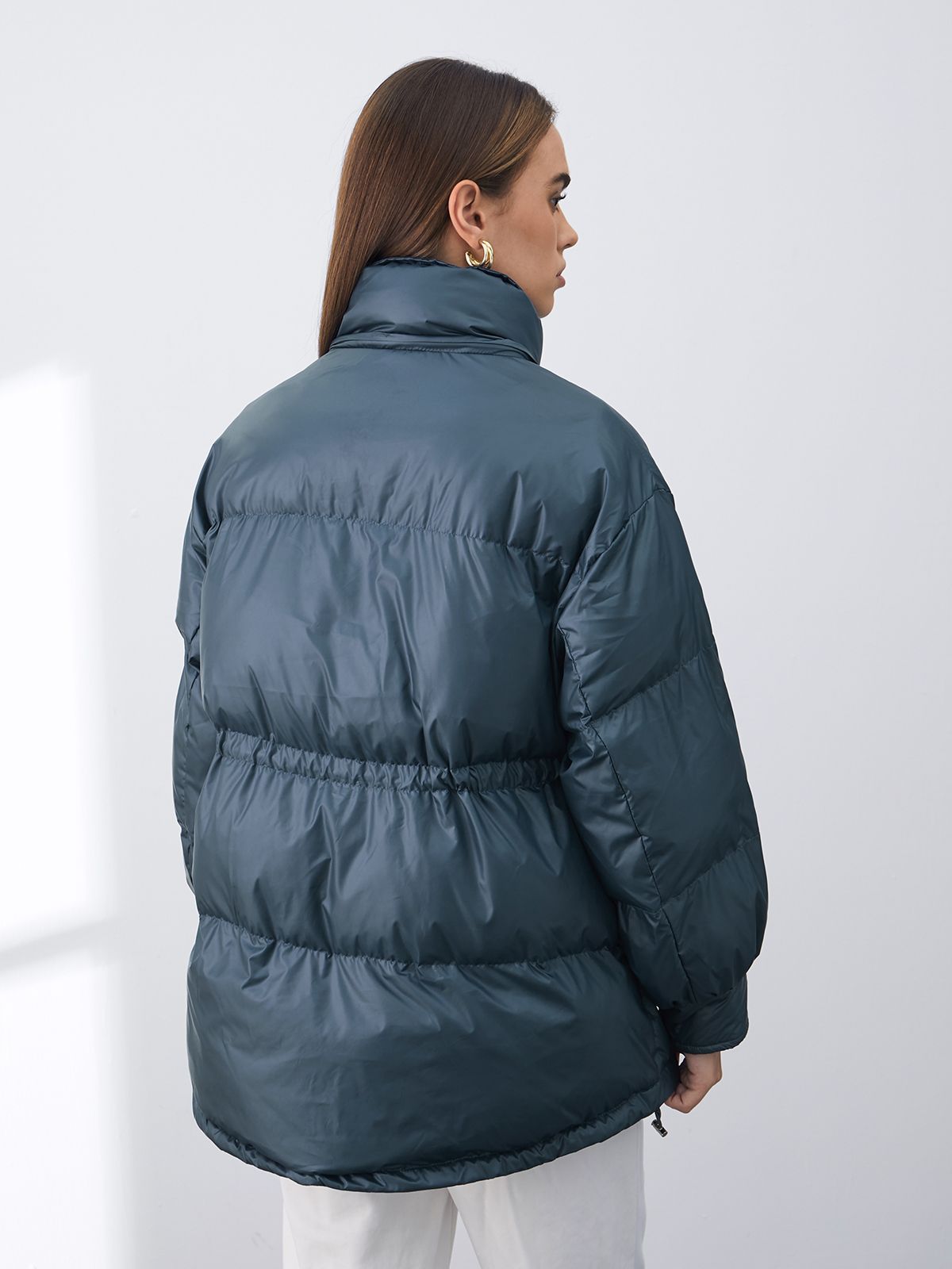 Oversized Mid Length Puffer Parka