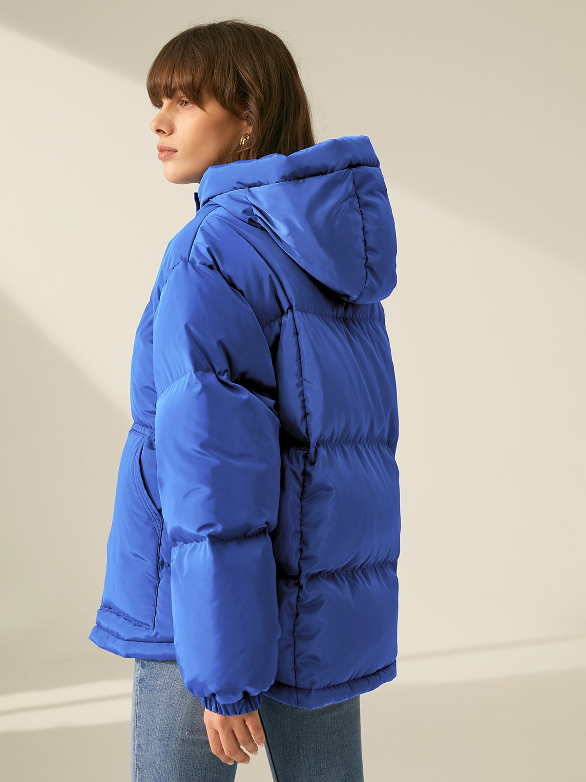 Zip Up Puffer Jacket