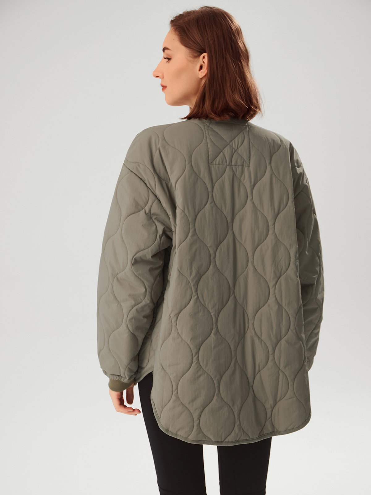 Oversized Double Sided Quilted Jacket