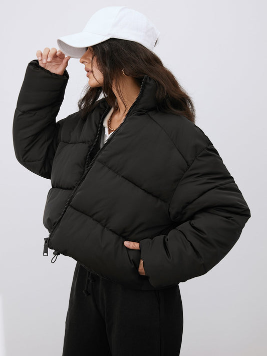 Funnel Neck Winter Jacket