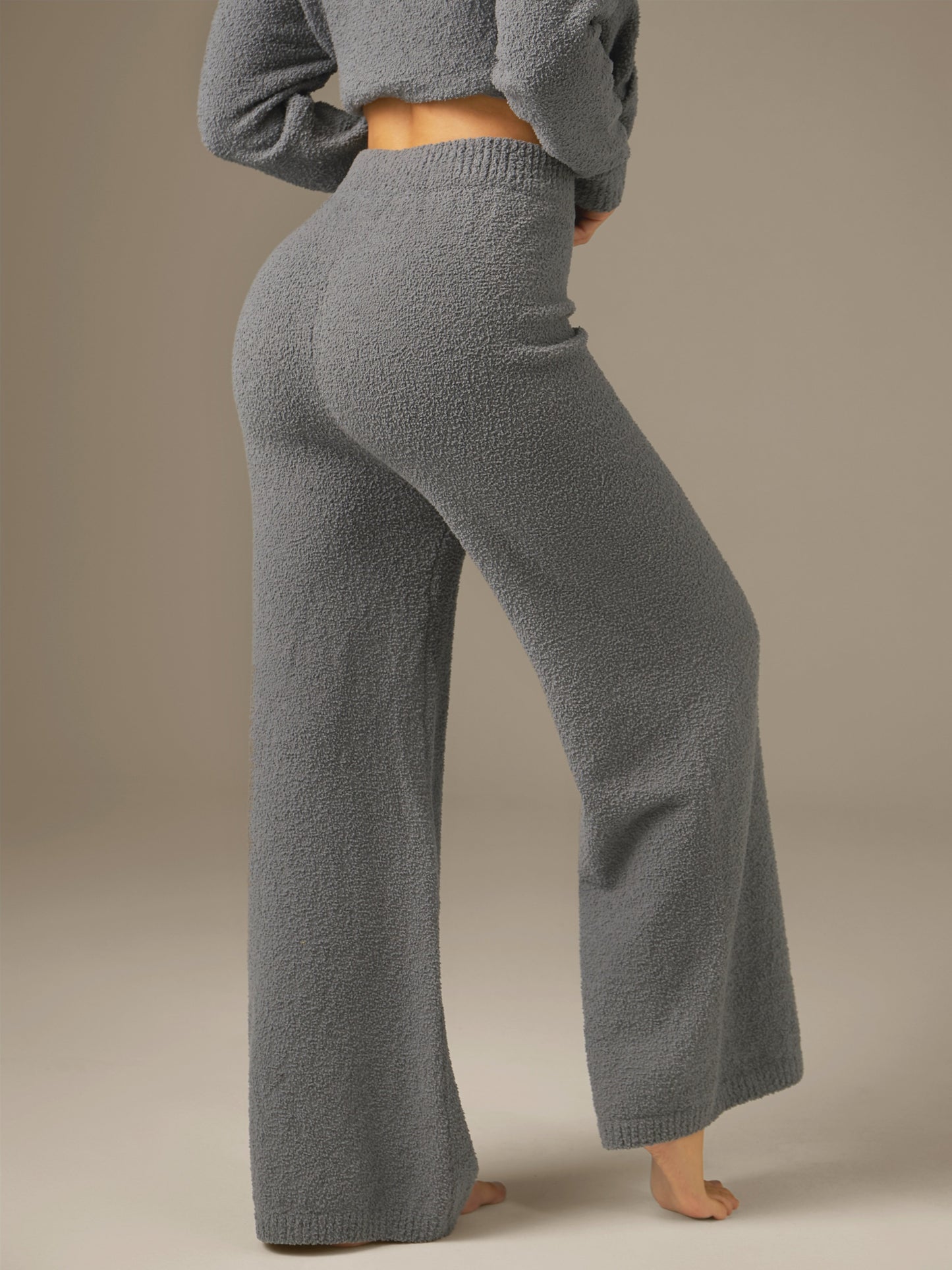 Cozy Wide Leg High Waisted Lounge Pants