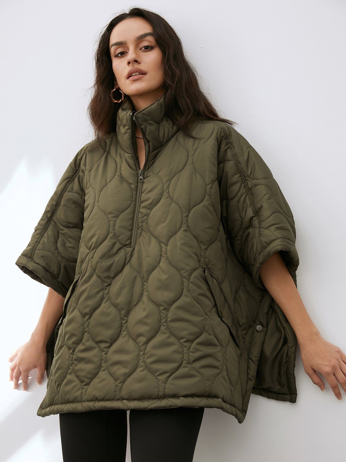 Quilted Oversized Puffer Anorak