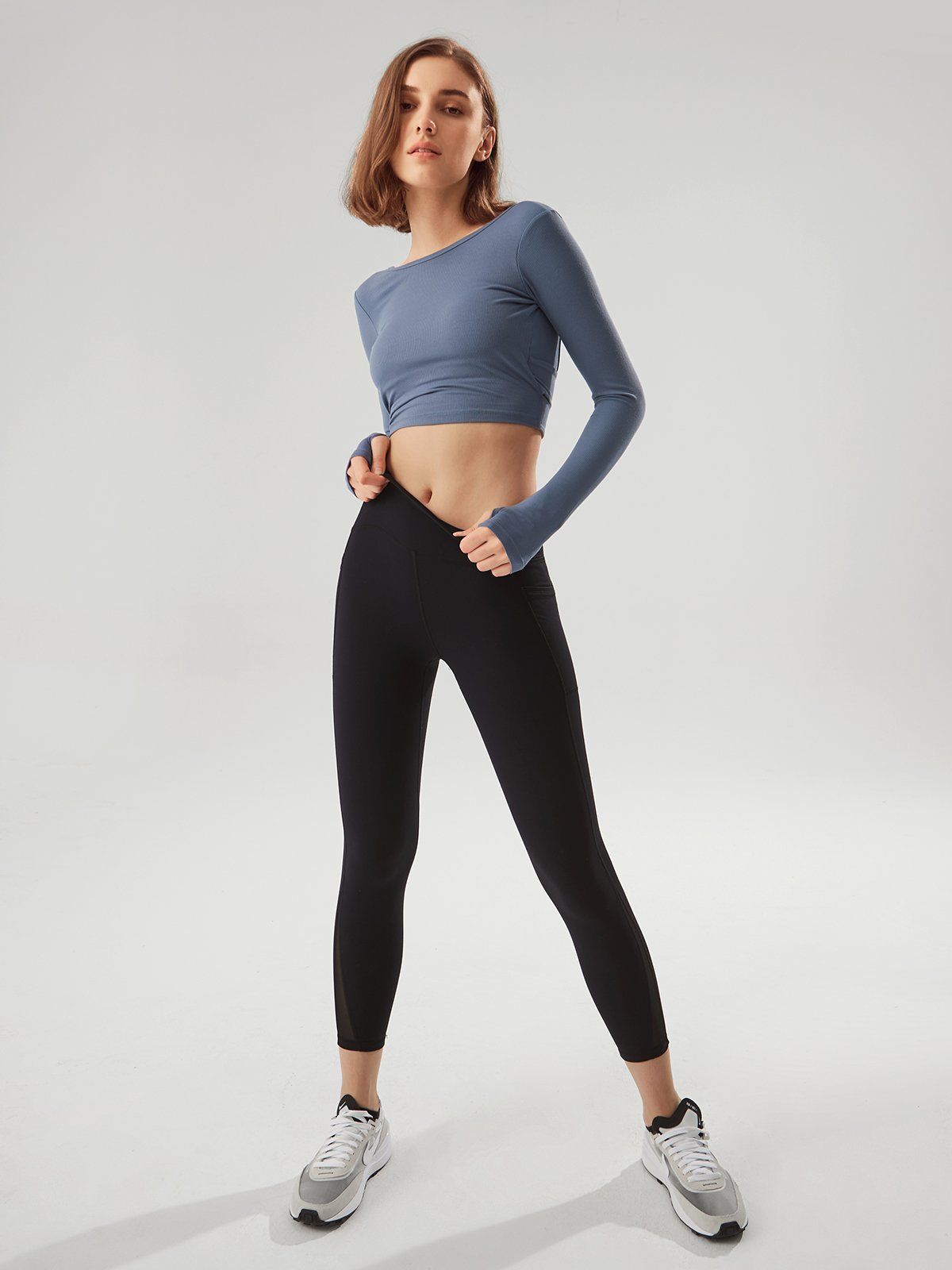 High Rise Cropped Everyday Leggings