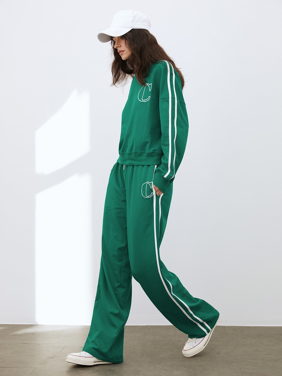 Everyday Track Pants with Varsity Stripe