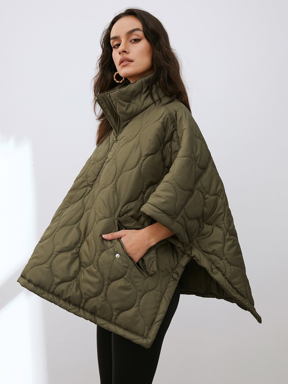 Quilted Oversized Puffer Anorak