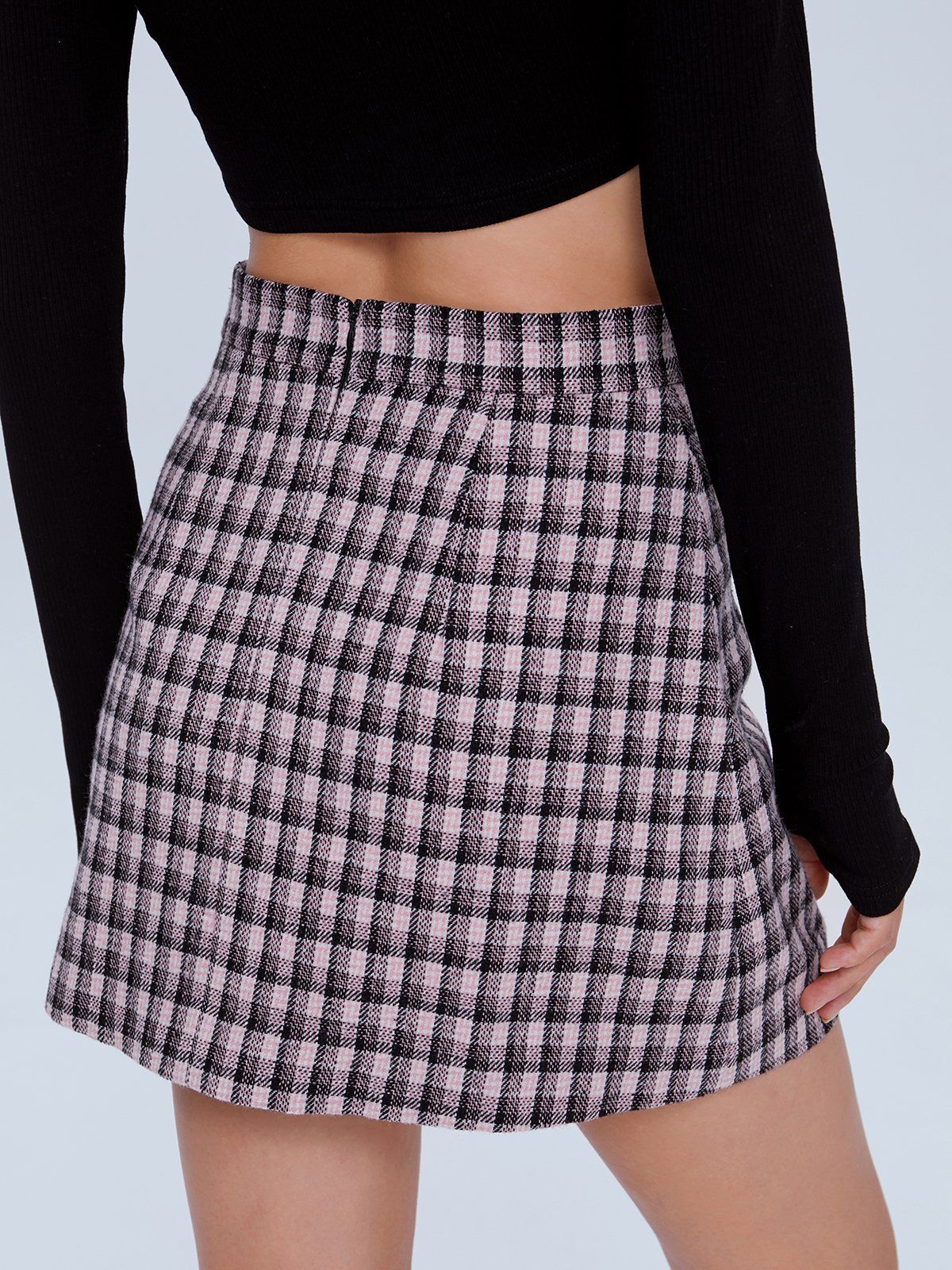 Plaid Mini Skirt