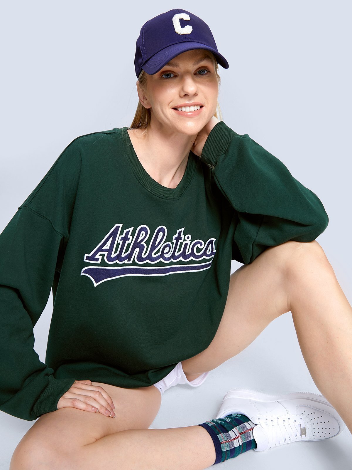 Oversized Varsity Athletics Sweater