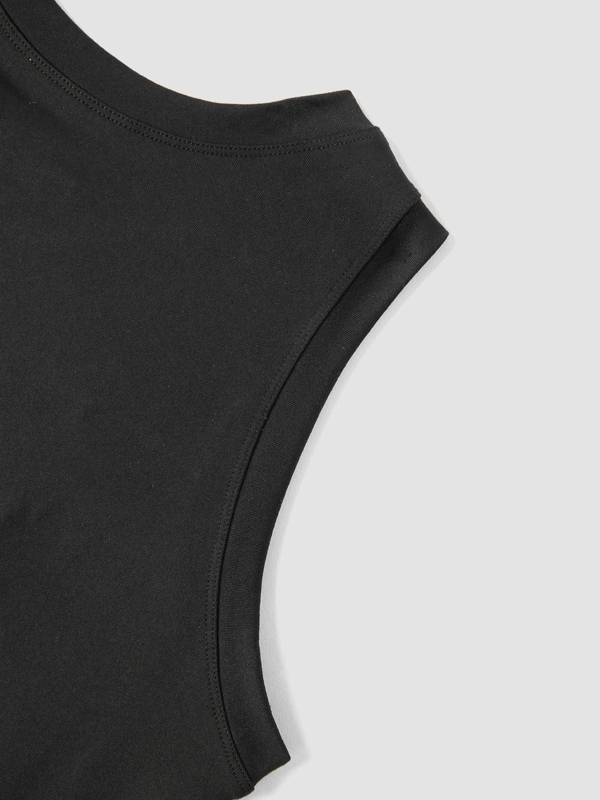 Cropped Crewneck Tank Top