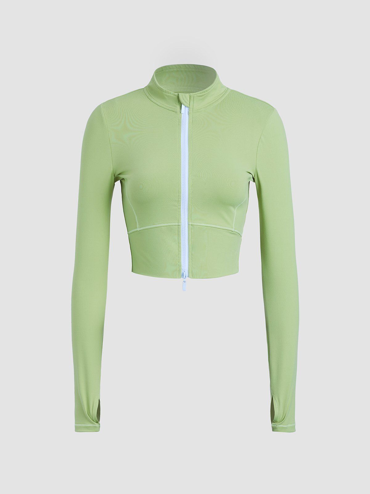 Cropped Mockneck Performance Jacket